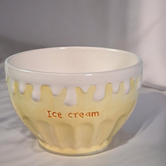 Vintage Ceramic Ice Cream Bowls Set of 4 Made Exclusively for JM Smuckers Co - Picture 9 of 13